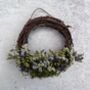 Mini Dried Flower Spring Wreath Mothers Day Gift, thumbnail 1 of 3