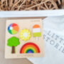 Wooden Weather Tray Puzzle Toy, thumbnail 8 of 9