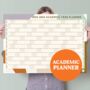 2023 2024 Academic Wall Planner | Abstract Organic, thumbnail 1 of 7