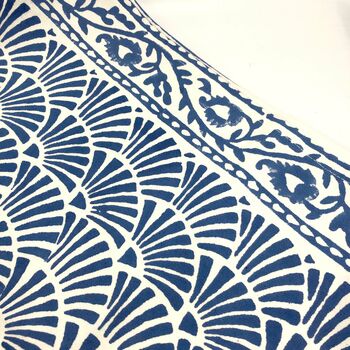 Block Printed Cotton Table Runner, 7 of 9