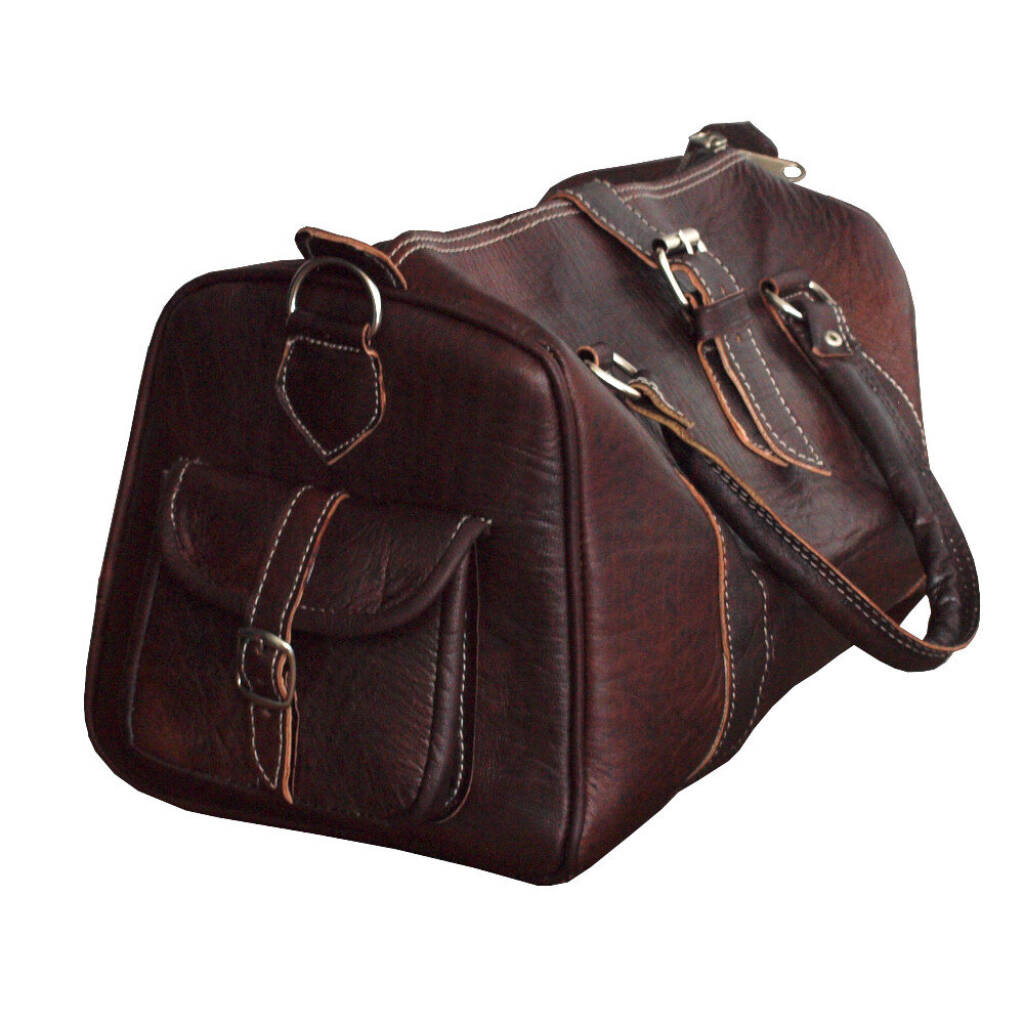 Mini Leather Bowling Bag By all things Brighton beautiful