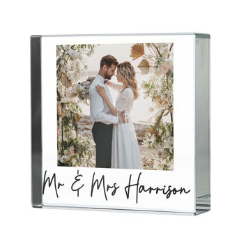 Personalised Photo Upload Small Glass Ornament Custom Keepsake Gift, 5 of 5