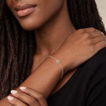 Personalised Sterling Silver November Birthstone Citrine Bracelet, 3 of 11