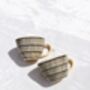 Black Striped Coffee Mug, thumbnail 3 of 4