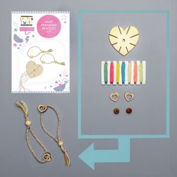 Heart Friendship Bracelet Kit, 3 of 4