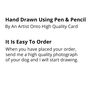 Personalised Pet Portrait Drawing, thumbnail 8 of 11
