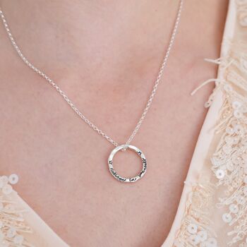 Personalised Organic Circle Necklace, 5 of 12