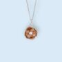 Tiny Poppy Necklace In 18ct Rose Gold Plated Silver, thumbnail 5 of 12
