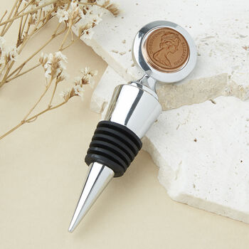 50th Birthday 1975 Penny Bottle Stopper, 11 of 11