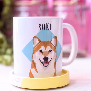 Personalised Dog Diamond Mug Dog Lover Gift, 6 of 12