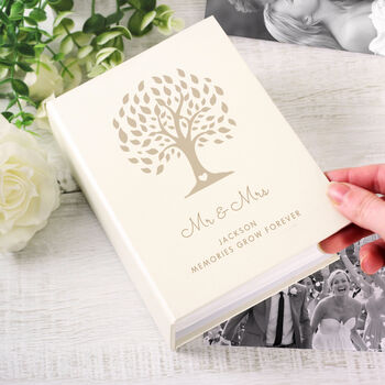 Personalised Family Tree Photo Album With Sleeves, 3 of 9