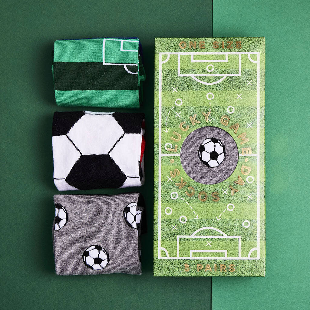 Football Novelty Socks Set, 1 of 6