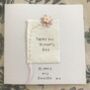 Personalised 1st Mother's Day Flower Card, thumbnail 1 of 3