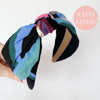 Satin Lined Tulip Headband, 4 of 5