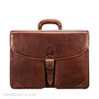 Personalised Men's Large Leather Briefcase 'Tomacelli2', thumbnail 2 of 10