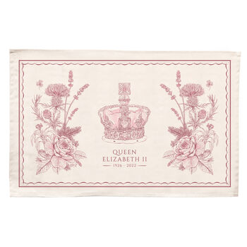 Queen Elizabeth II Commemorative Tea Towel, 3 of 4