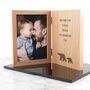 Engraved Father's Day Bear Book Photo Frame, thumbnail 1 of 2