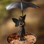 Hanging Bird Feeder Fairy With Umbrella Bird Bath Decor, thumbnail 8 of 11