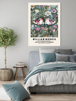 William Morris Butterfly Floral Art Print, 3 of 3