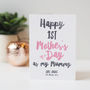 First Mother's Day As My Mummy Personalised Card, thumbnail 4 of 7