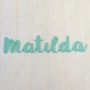 Personalised Acrylic Name Sign In Choice Of Colours, thumbnail 5 of 10