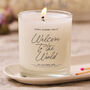 Welcome To The World Personalised Candle, thumbnail 2 of 4