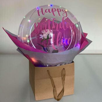 Personalised Bubble Bloom Bouquet, 8 of 8