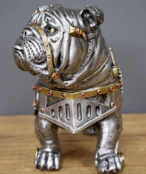Steampunk Bulldog Ornament, 2 of 3