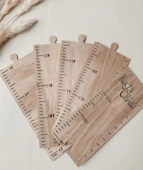 Pine Height Chart, Jigsaw Ruler Design 50cm To 200cm, 11 of 11