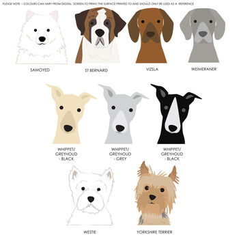 Personalised Christmas Dog Scallop Pattern Tree Decoration, 11 of 12