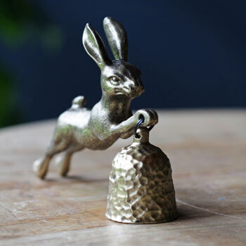 Gold Leaping Hare Candle Snuffer, 3 of 3