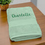 Personalised Bliss Luxury Bath Sheet, thumbnail 1 of 11