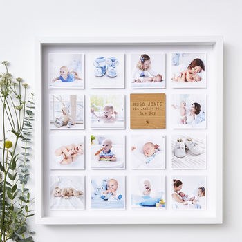 Personalised Framed Baby Photo Print, 11 of 12