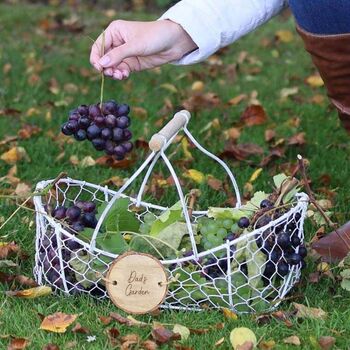 Personalised Garden Harvest Trug Basket, 2 of 6