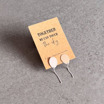Touch The Sky Balloon Earrings – Sterling Silver Gift For Her, 2 of 8
