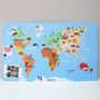 Illustrated Map Magnetic Noticeboard, thumbnail 1 of 2