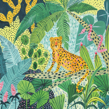 Jungle Leopard Art Print, 5 of 6