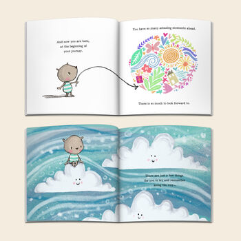 Personalised Baby Shower Book 'The World Waited', 7 of 11