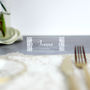 Personalised Lace Wedding Place Settings, thumbnail 3 of 4