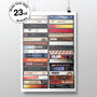 23rd Birthday, Music From 2002, 23rd Personalised Gift, thumbnail 1 of 9