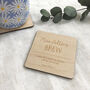 Personalised 'Five Minutes Peace', Thank You Coaster, thumbnail 1 of 2