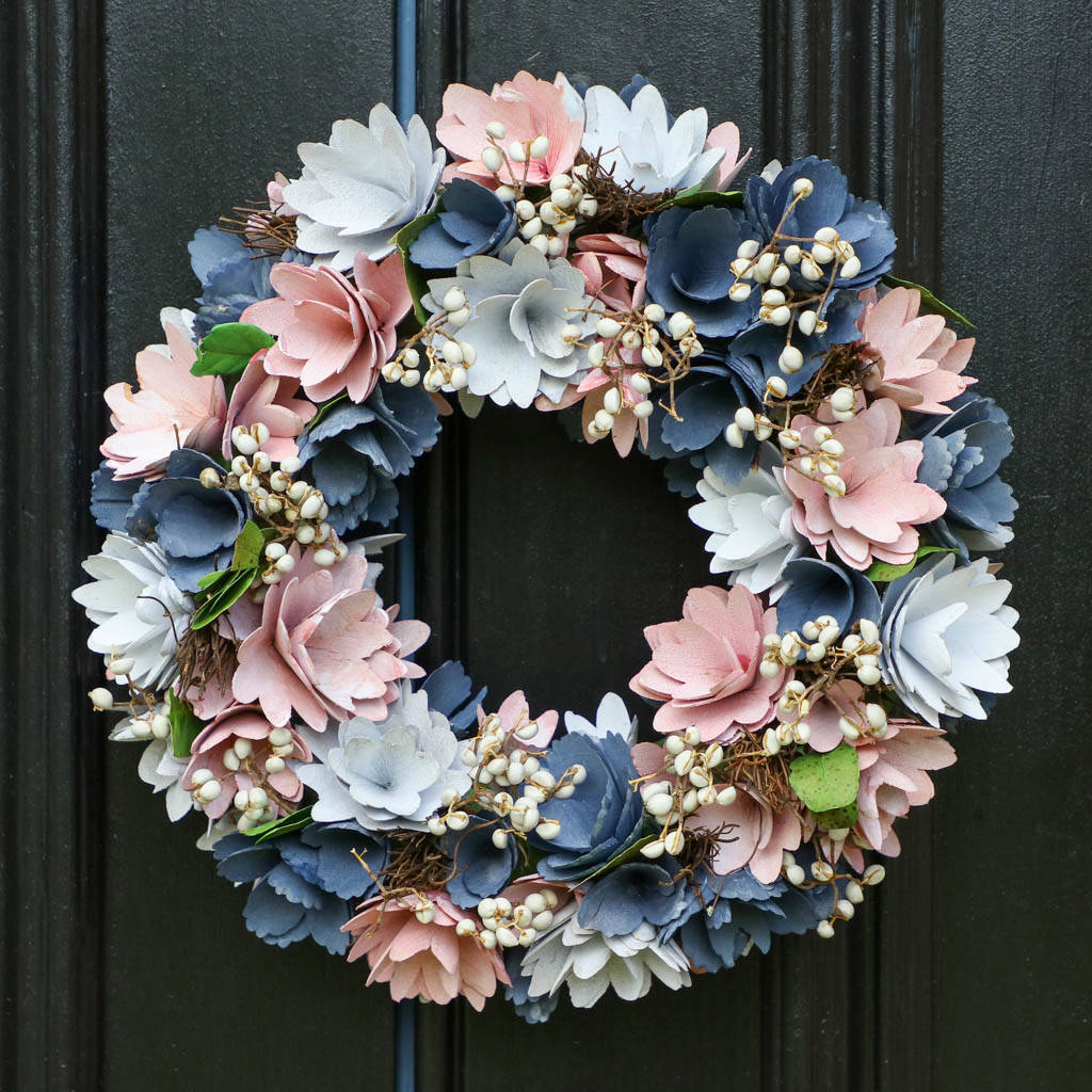 Luxury Floral Winter Wreath, 1 of 6