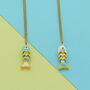Bright Enamel Fish Necklace, thumbnail 2 of 3