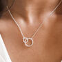 Sterling Silver Eternity Circle Necklace, thumbnail 1 of 11