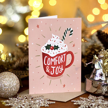 Comfort And Joy Christmas Card, 2 of 5