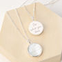 Personalised Mother Of Pearl Pendant Necklace, thumbnail 3 of 7