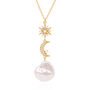 Bronte Pearl Drop Necklace, thumbnail 2 of 7