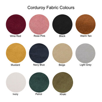 Corduroy Lampshade With A White Lining, 10 of 10