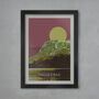 Walla Crag Sunset Lake District Poster Print, thumbnail 1 of 4