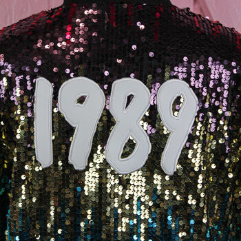 1989 Rainbow Sparkly Sequin Jacket, 2 of 10